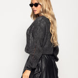 Camisola Ti.Amo De Lã Com Entrelaçe