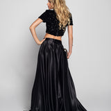 Jupe longue glamour avec ouverture latérale
