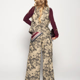 Twinset Ti.Amo Colete + Calça Estampado
