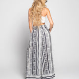 Calça Ti.Amo Estampado Indígena Com Pregas
