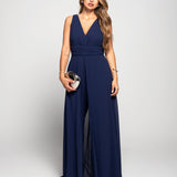 Jumpsuit Queen Size Abertura Frontal
