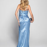 Vestido Glamour Drapeado Alsa Prolongada