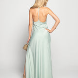 Vestido Glamour Longo Abertural Lateral