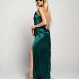 Vestido Longo Glamour One Shoulder Fita Multi-Funções
