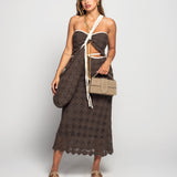 Saia Ti.Amo Halter Crochê