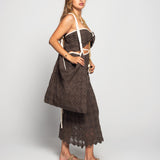 Saia Ti.Amo Halter Crochê