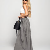 Vestido Ti.Amo Xadrez Black & White