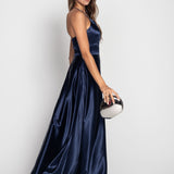 Vestido Longo Pormenor Subtil