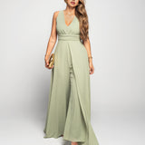 Jumpsuit Queen Size Abertura Frontal