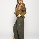 Calça Ti.Amo De Sarja Cargo