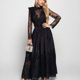 Vestido Ti.Amo Longo Glamour Estampado Histórico