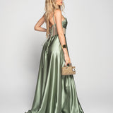Robe transparente à décolleté drapé de la collection Corsettry de Glamour