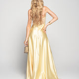 Robe transparente à décolleté drapé de la collection Corsettry de Glamour