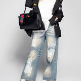 Pantalon Ti.Amo Effet Denim