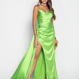Glamour Draped Neckline Dress
