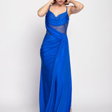 Long Dress with Rhinestone Details