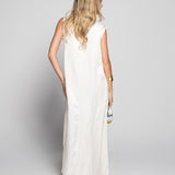 Vestido Ti.Amo De Cetim Decote Em V Com Nó