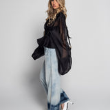 Calça Ti.Amo De Ganga Bainha Tipo Manchada