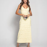 Long Dress with Frills