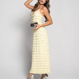 Long Dress with Frills