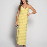Long Dress with Frills