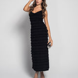Long Dress with Frills