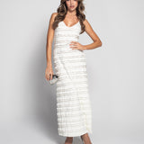 Long Dress with Frills