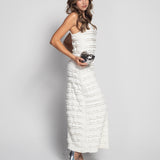 Long Dress with Frills