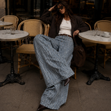 Calça Ti.Amo Com Efeito Na Ganga & Strass