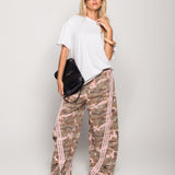 Calça De Felpa Camo Print