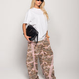 Calça De Felpa Camo Print