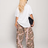 Calça De Felpa Camo Print