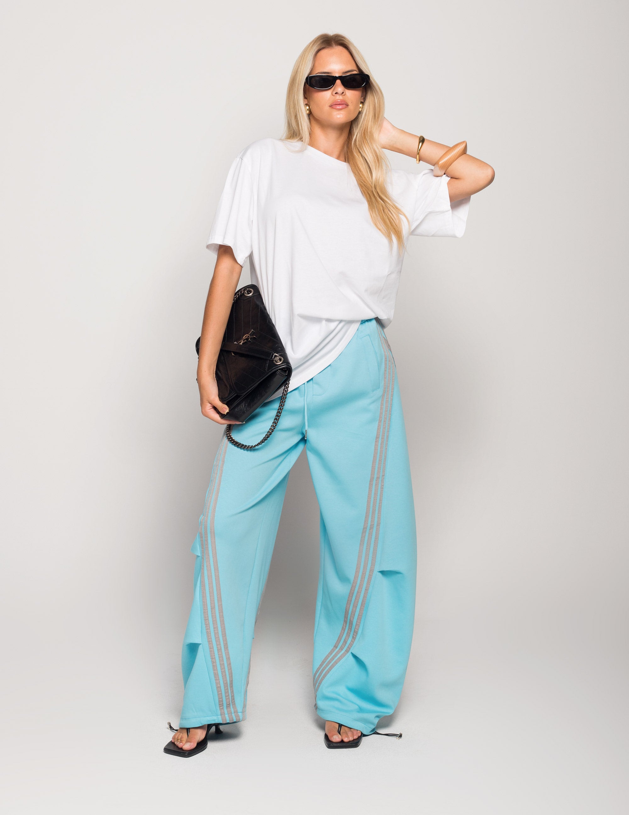 Calça Ti.Amo De Felpa Três Listras