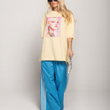 Calça Ti.Amo Em Tecido Impermiável Com Lista Tripla