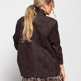 Blazer Ti.Amo Efeito Camurça