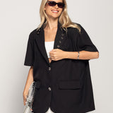 Blazer Ti.Amo Argolas Perfuradas Com Acessórios