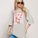 T-Shirt Ti.Amo Girlie & Brilhos 3D
