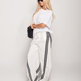 Calça Ti.Amo De Felpa Três Listras