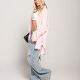 Calça Ti.Amo De Ganga Wide Leg Com Rasgos