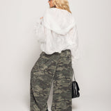 Calça Ti.Amo De Ganga Camuflagem & Strass
