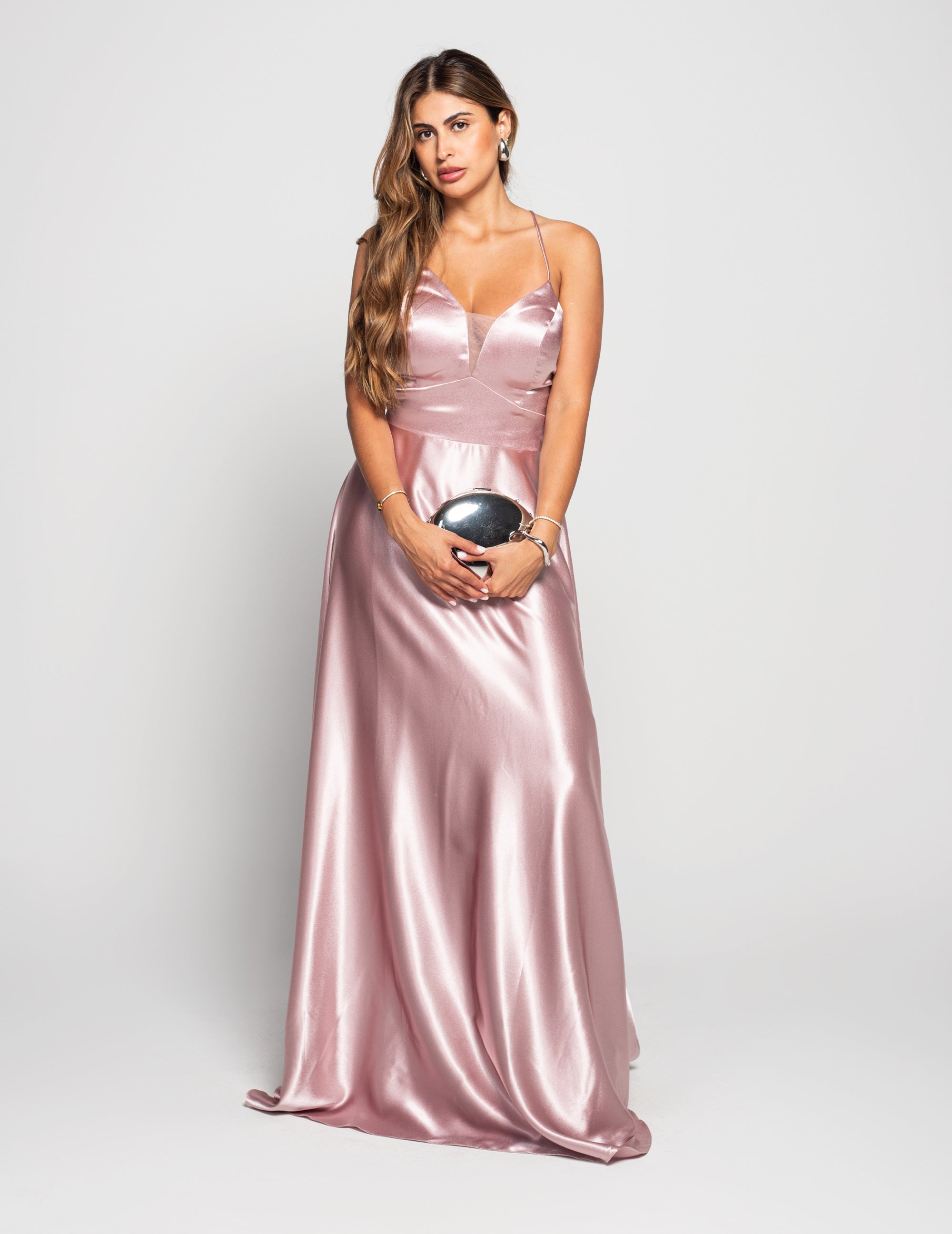 Vestido Longo Pormenor Subtil