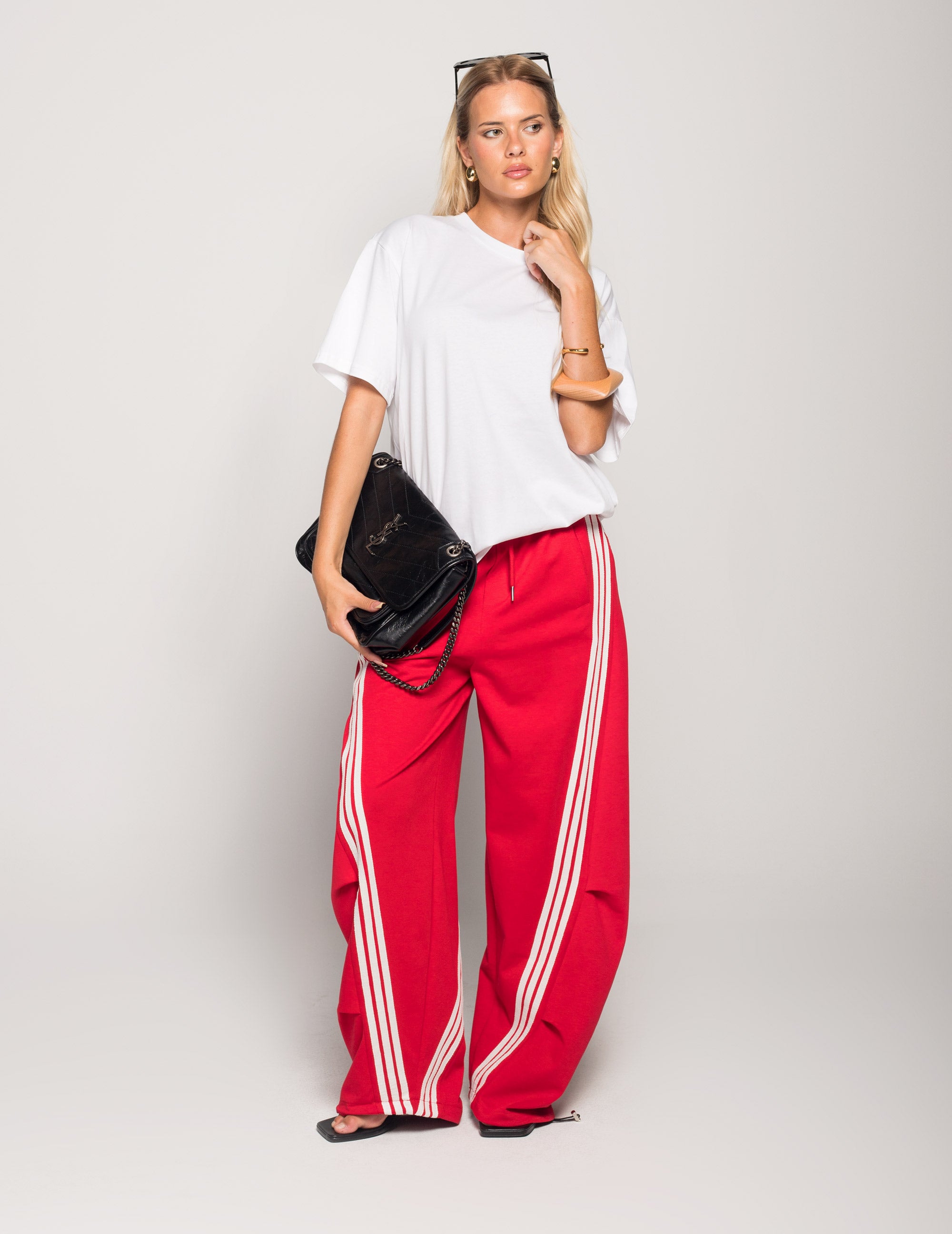 Calça Ti.Amo De Felpa Três Listras