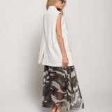 Saia Ti.Amo Camo Print