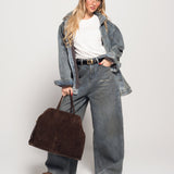 Calça Ti.Amo De Ganga Wide Leg