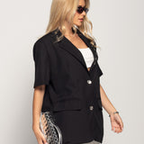 Blazer Ti.Amo Argolas Perfuradas Com Acessórios
