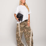 Calça Ti.Amo De Felpa Camo Print