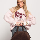 Sweat Ti.Amo De Felpa " Bonjour Bébé"