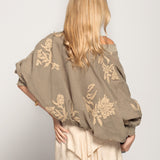 Bomber Ti.Amo Bordado Com Padrão Floral