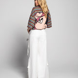 Calça Ti.Amo Wide Leg De Ganga Estilo Cargo