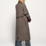 Gabardine Ti.Amo Gola Efeito Pele Crocodilo